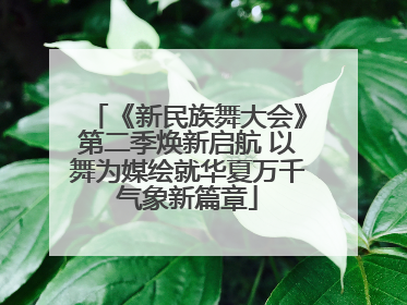 《新民族舞大会》第二季焕新启航 以舞为媒绘就华夏万千气象新篇章