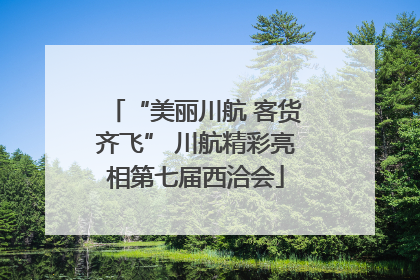 “美丽川航 客货齐飞” 川航精彩亮相第七届西洽会
