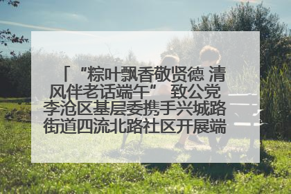 “粽叶飘香敬贤德 清风伴老话端午” 致公党李沧区基层委携手兴城路街道四流北路社区开展端午节主题活动