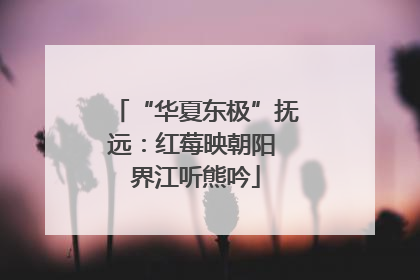 “华夏东极”抚远：红莓映朝阳 界江听熊吟