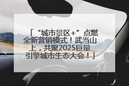 “城市景区+”点燃全新营销模式！武当山上，共聚2025巨量引擎城市生态大会！