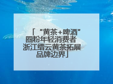 “黄茶+啤酒”圈粉年轻消费者 浙江缙云黄茶拓展品牌边界