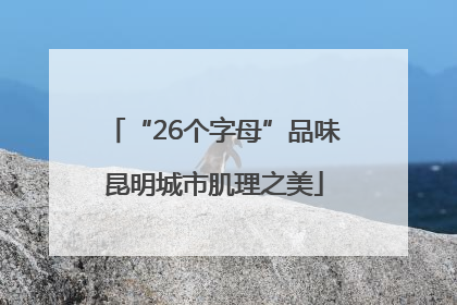 “26个字母”品味昆明城市肌理之美