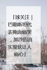 球关注｜巴勒斯坦代表掩面痛哭，加沙的真实现状让人痛心