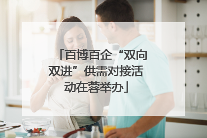 百博百企“双向双进”供需对接活动在蓉举办