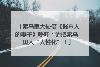 索马里大使借《掘墓人的妻子》呼吁：请把索马里人“人性化”！