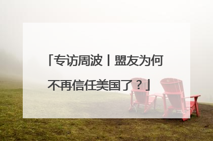 专访周波丨盟友为何不再信任美国了？