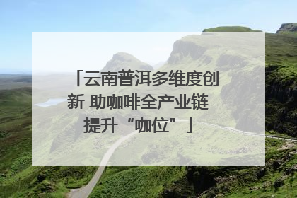云南普洱多维度创新 助咖啡全产业链提升“咖位”