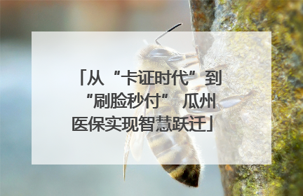 从“卡证时代”到“刷脸秒付” 瓜州医保实现智慧跃迁