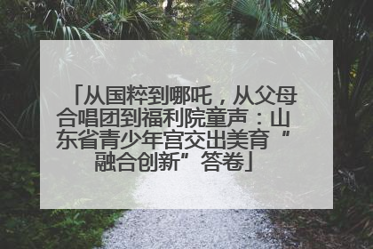 从国粹到哪吒，从父母合唱团到福利院童声：山东省青少年宫交出美育“融合创新”答卷