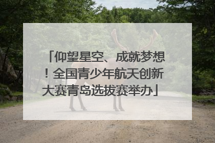 仰望星空、成就梦想！全国青少年航天创新大赛青岛选拔赛举办