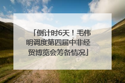 倒计时6天！毛伟明调度第四届中非经贸博览会筹备情况
