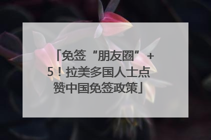 免签“朋友圈”+5！拉美多国人士点赞中国免签政策