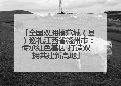 全国双拥模范城（县）巡礼江西省赣州市：传承红色基因 打造双拥共建新高地