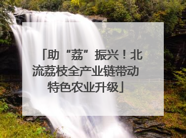 助“荔”振兴！北流荔枝全产业链带动特色农业升级