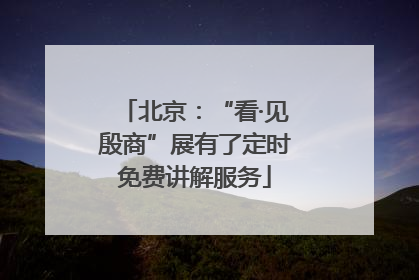 北京：“看·见殷商”展有了定时免费讲解服务