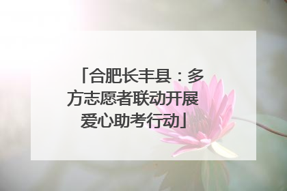 合肥长丰县：多方志愿者联动开展爱心助考行动