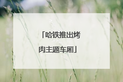 哈铁推出烤肉主题车厢