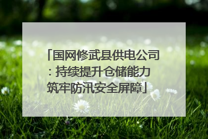 国网修武县供电公司：持续提升仓储能力 筑牢防汛安全屏障