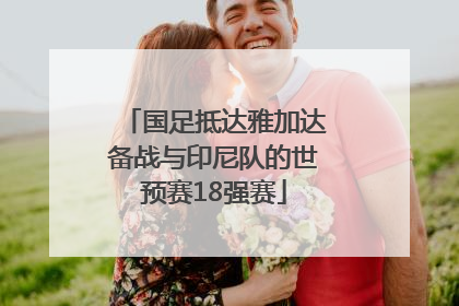 国足抵达雅加达备战与印尼队的世预赛18强赛