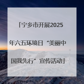 宁乡市开展2025年六五环境日“美丽中国我先行”宣传活动