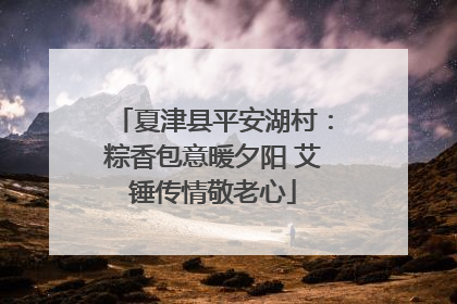 夏津县平安湖村：粽香包意暖夕阳 艾锤传情敬老心