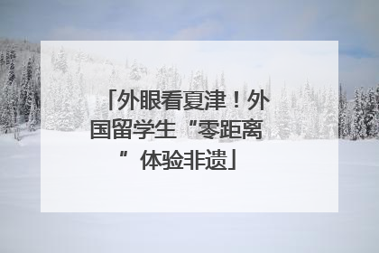 外眼看夏津！外国留学生“零距离”体验非遗