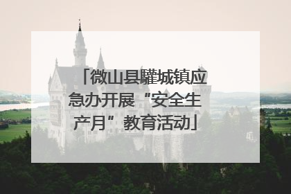 微山县驩城镇应急办开展“安全生产月”教育活动