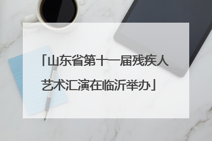 山东省第十一届残疾人艺术汇演在临沂举办