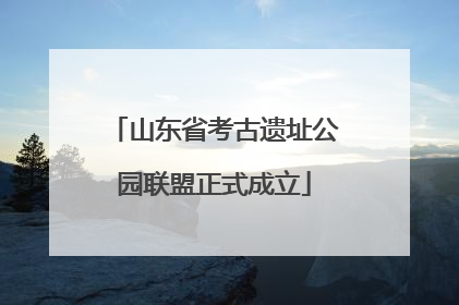 山东省考古遗址公园联盟正式成立