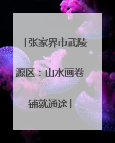 张家界市武陵源区：山水画卷铺就通途