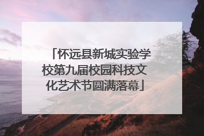 怀远县新城实验学校第九届校园科技文化艺术节圆满落幕