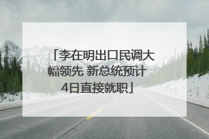 李在明出口民调大幅领先 新总统预计4日直接就职