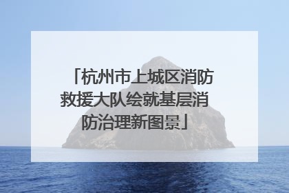 杭州市上城区消防救援大队绘就基层消防治理新图景