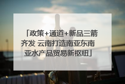 政策+通道+新品三箭齐发 云南打造南亚东南亚水产品贸易新枢纽