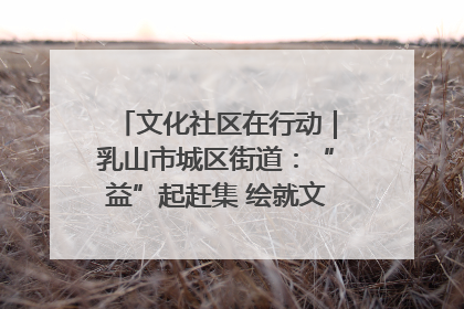 文化社区在行动｜乳山市城区街道：“益”起赶集 绘就文化社区新图景