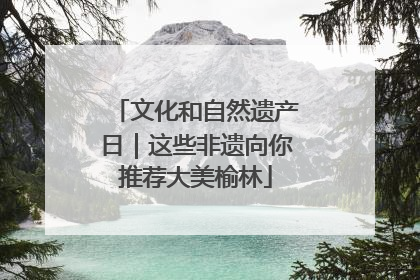 文化和自然遗产日｜这些非遗向你推荐大美榆林