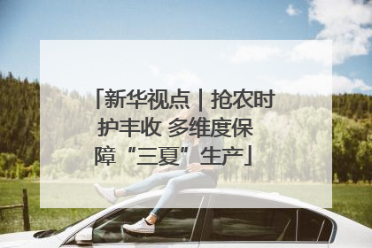 新华视点｜抢农时 护丰收 多维度保障“三夏”生产