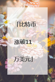 比特币涨破11万美元