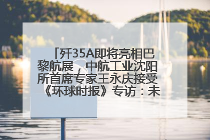 歼35A即将亮相巴黎航展，中航工业沈阳所首席专家王永庆接受《环球时报》专访：未来数量可以有很多