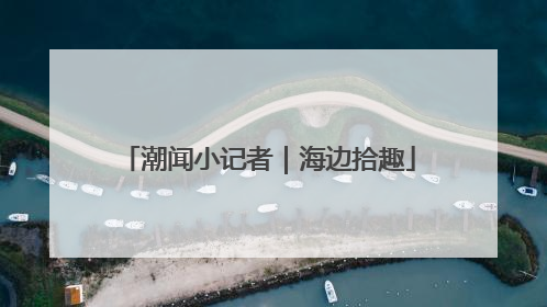 潮闻小记者｜海边拾趣