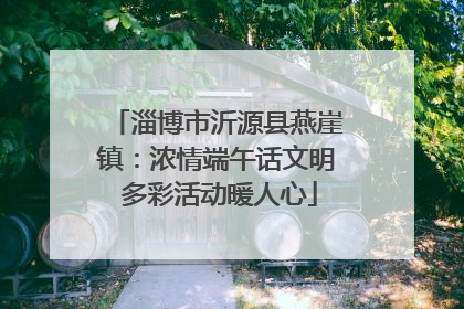 淄博市沂源县燕崖镇：浓情端午话文明 多彩活动暖人心