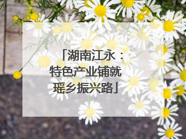 湖南江永：特色产业铺就瑶乡振兴路