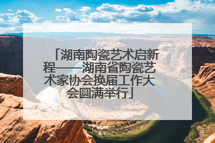 湖南陶瓷艺术启新程——湖南省陶瓷艺术家协会换届工作大会圆满举行