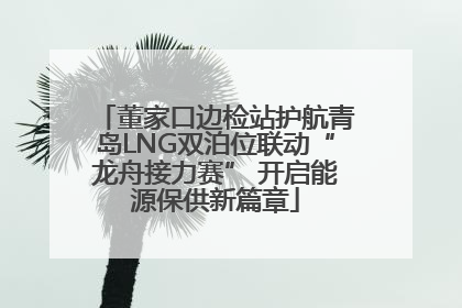 董家口边检站护航青岛LNG双泊位联动“龙舟接力赛” 开启能源保供新篇章