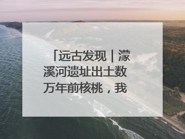 远古发现｜濛溪河遗址出土数万年前核桃，我国先民食用核桃历史大幅提前