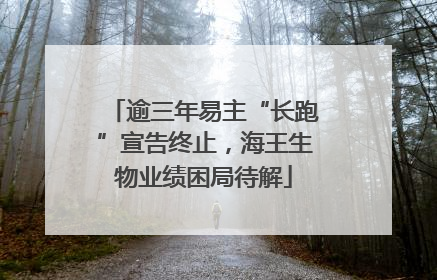 逾三年易主“长跑”宣告终止，海王生物业绩困局待解