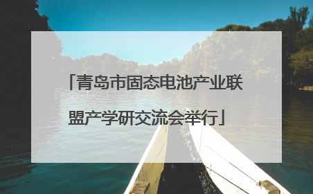 青岛市固态电池产业联盟产学研交流会举行
