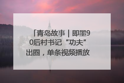 青岛故事｜即墨90后村书记“功夫”出圈，单条视频播放量过600万