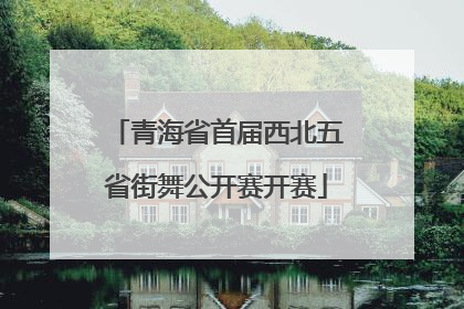 青海省首届西北五省街舞公开赛开赛